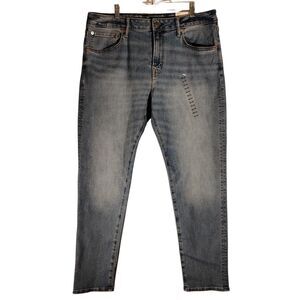 American Eagle jeans mens 36x32 blue denim athletic fit tapered leg stretch NWT